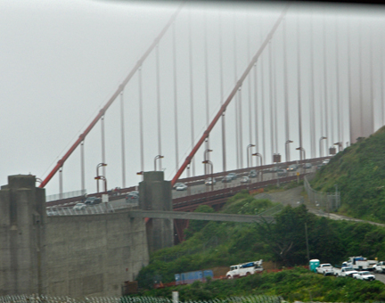 the Golden Gate Bridge